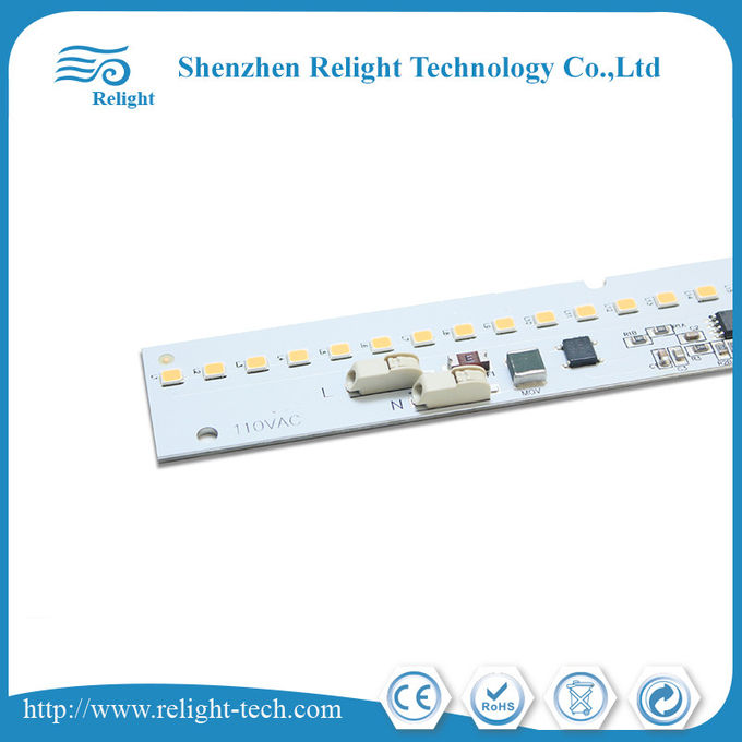 ماژول نور 100 لومتر / وات 280 * 30 میلیمتر 230 ولت / 120 ولت LED مستقیم برای نور پانل